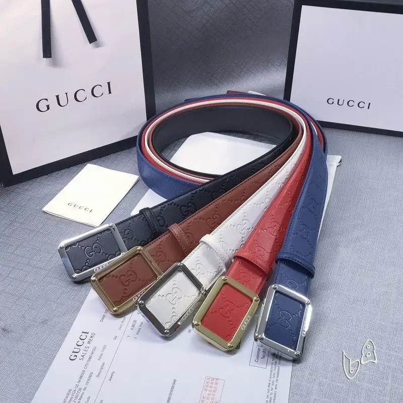 Gucci belt 38mmX80-125cm lb15
